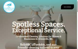 Oliu Cleaning Services website