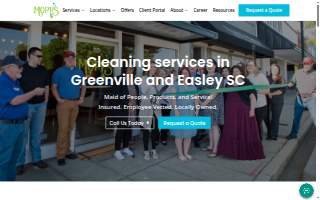 MOPPS Cleaning Company of Easley website