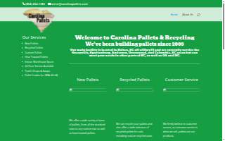 Carolina Pallets website