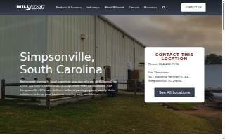 Millwood, Inc. (Simpsonville) – Pallet Manufacturing Facility website