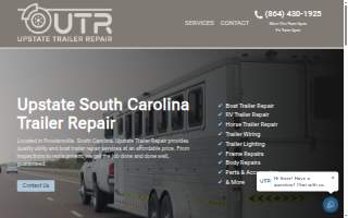 Upstate Trailer Repair website