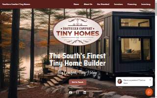Southern Comfort Tiny Homes website