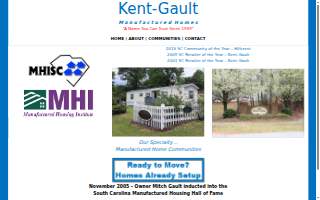 Kent-Gault Manufactured Homes website