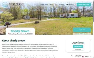 Shady Grove Mobile Home Park website