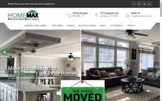 HomeMax Manufactured Homes website