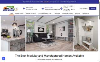 Down East Homes of Greenville website