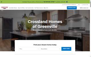 Crossland Homes website