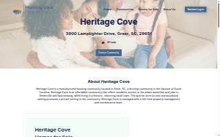 Heritage Cove website