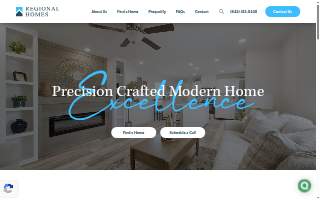Regional Homes website