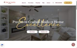 Town and Country Homes website