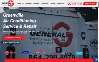 General Air Conditioning Service Corp. website