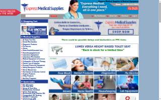 Express Medical Supplies website