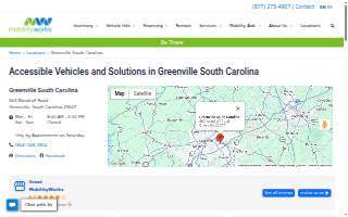 MobilityWorks of Greenville website