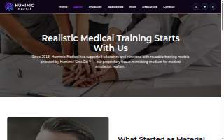 Humimic Medical website