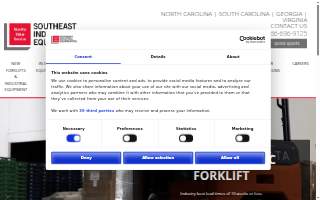 Southeast Industrial Equipment of Duncan website