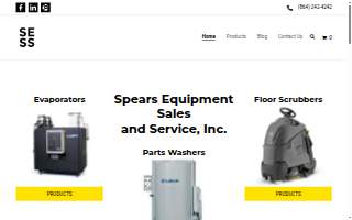 Spears Equipment Sales and Service Inc. website