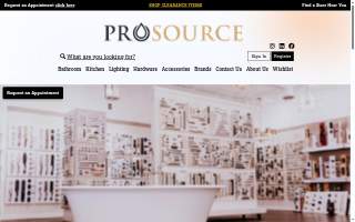 ProSource of Greenville website