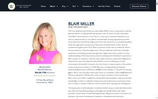 Blair Miller - Wilson Associates Real Estate website