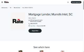 Rate of Murrells Inlet website