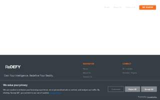 Redefy Real Estate website