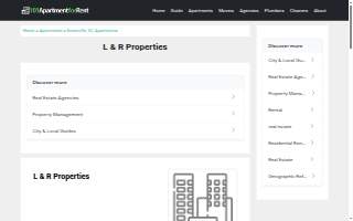 L & R Properties website