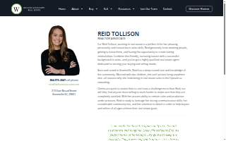Reid Tollison Realtor website