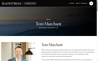 Tom Marchant Realtor website