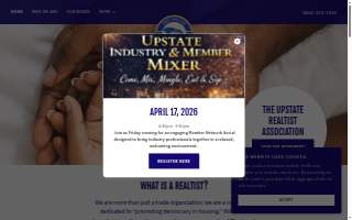 The Upstate Realtist Association website