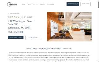 Roam Greenville ONE website