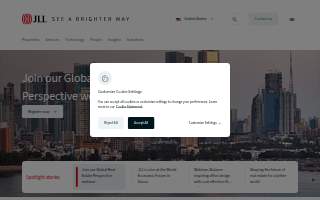 JLL Greenville website