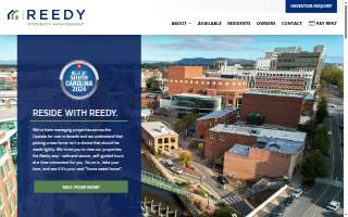 Reedy Property Management website