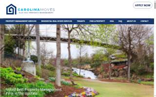 Carolina Moves Property Management website