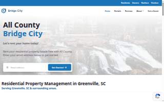 All County® Bridge City Property Management website