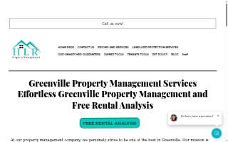 HLR Property Management website