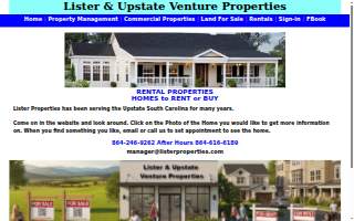 Lister Properties LLC website
