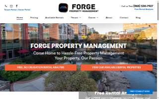 Forge Property Management website