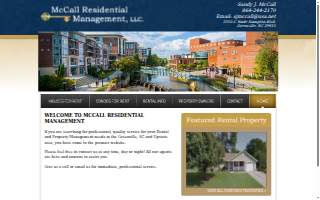 McCall Residential Management website