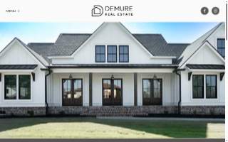 Demure Real Estate website