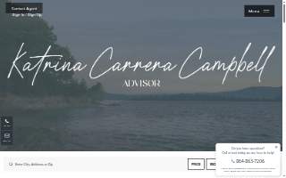 Katrina Carrera Campbell Realtor - Blackstream Christie's International Real Estate website