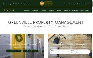 Goldenrod Property Management website