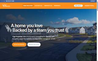 Tiger Properties of Clemson, LLC website