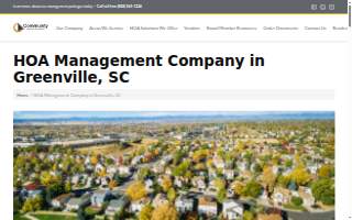 Community Association Management, Limited of Greenville website