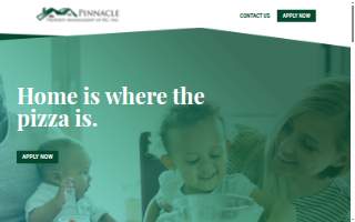 Pinnacle Property Management website