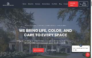 Brightline Painting - Greenville Painting Company website