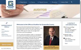 Greenville County Auditor website