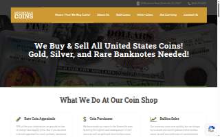 Greenville Coins website