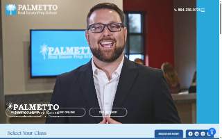 Palmetto Real Estate Prep School website