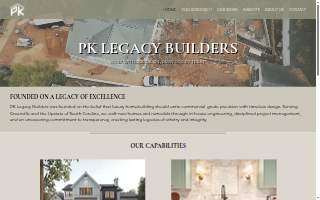 PK Legacy Builders website
