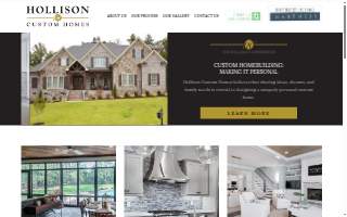 Hollison Homes website
