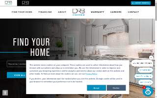 DRB Homes Hickory Heights website
